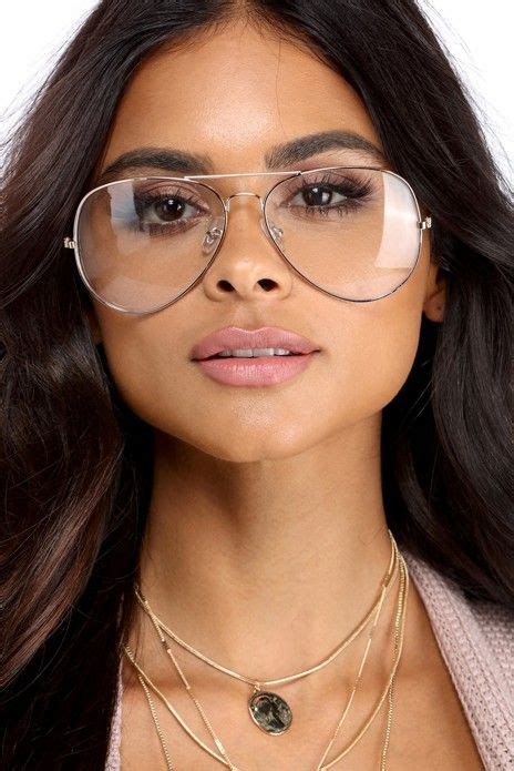 aviator clear glasses in stores.